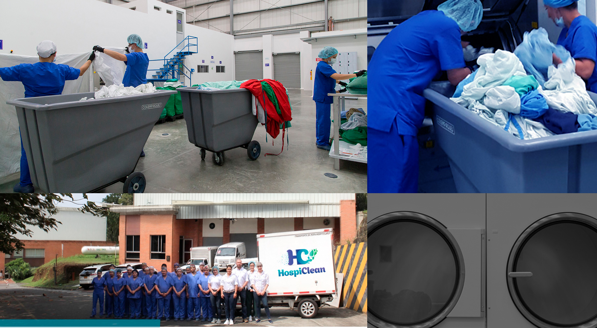 Planta de operación de ropa hospitalaria